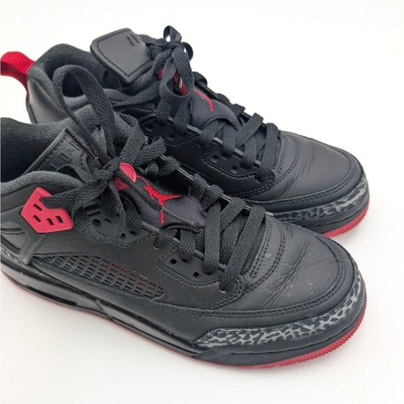 Nike Air Jordan Spizike Low Basketball Shoes Sneakers Black/Red Size US6Y EU38.5 - Picture 10 of 11